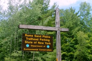 Rome Sand Plains Sign