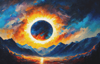Solar Eclipse Paint Night