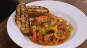 Braised Artichokes and Peppers Close Up