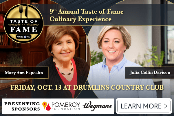 Chef Mary Ann Esposito of “Ciao Italia” to Headline WCNY’s 9th Annual Taste of Fame Event October 13 at Drumlins Country Club