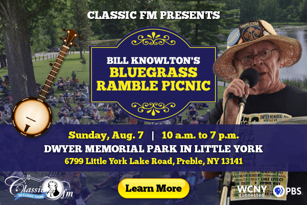WCNY Classic FM Presents Bill Knowlton’s 49th Bluegrass Ramble Picnic