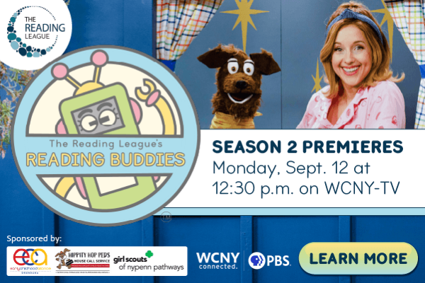 Season 2 of “Reading Buddies” premieres Sept. 12 on WCNY-TV