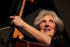 Double bassist Diana Gannett