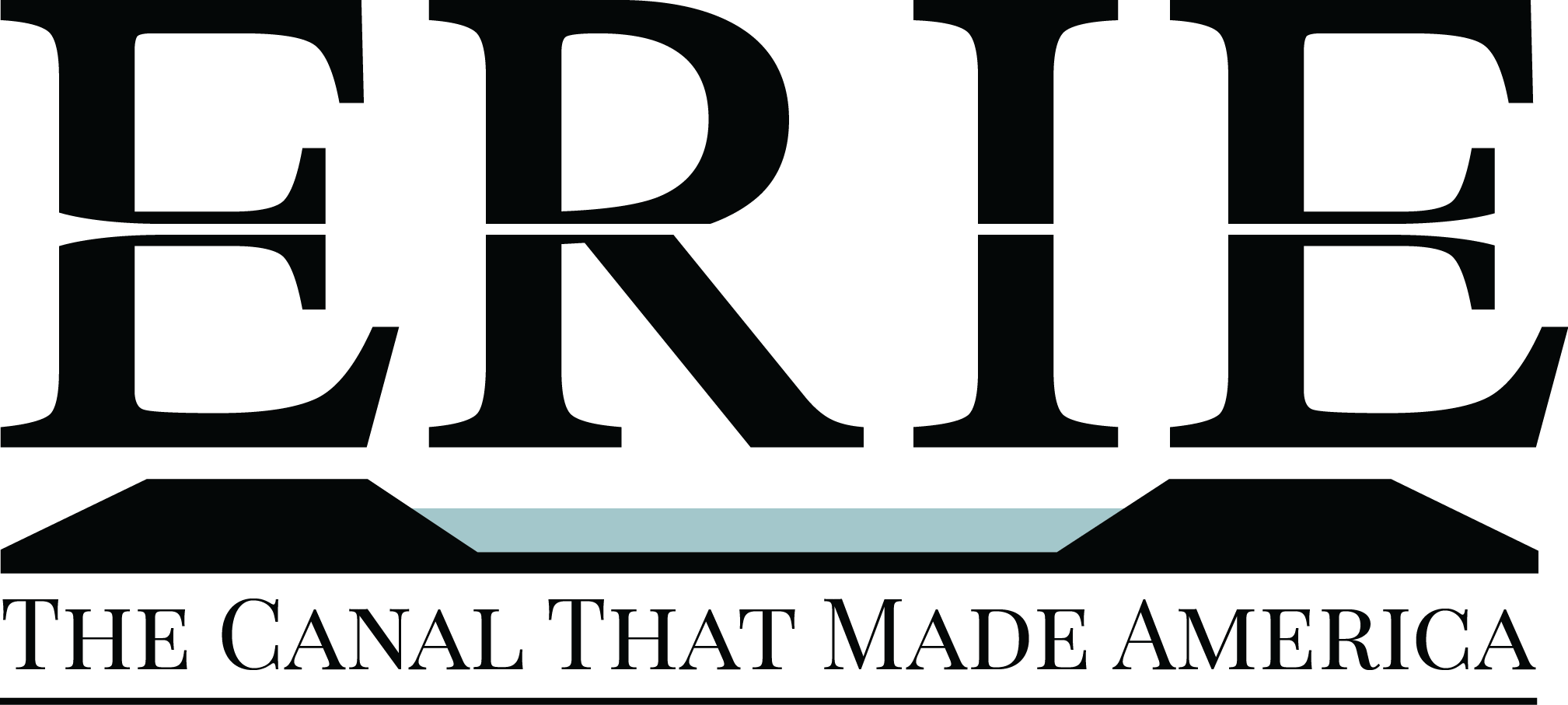 Erie Canal Logo Black