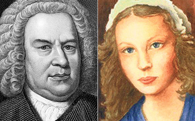 Johann Sebastian Bach & his second wife, Anna Magdalena Bach