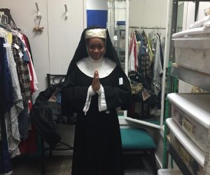 Joanie Anderson plays Delores van Cartier in "Sister Act"