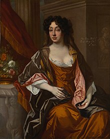 Portrait of Mary Harvey, Lady Dering by Thomas Hawker