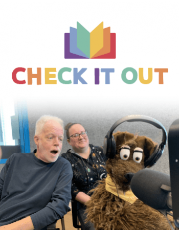 Check It Out with Reading Buddies’ Dusty!
