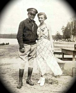 19Grams and GrampsRobbin NicolosiOnondaga CountyThis is my paternal grandmother and grandfather on one of my grandpa's leaves from the service. He served in the Korean War and WWII and retired a major.