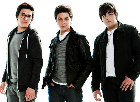 Piero Barone, 19, Gianluca Ginoble, 17, and Ignazio Boschetto, 18, are "Il Volo."