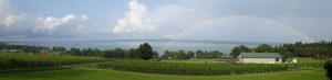 46Rainbow over Cayuga LakeJoseph Goodsell Seneca County