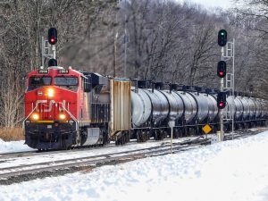 41Canadian Train in Upstate NY SnowScott MurnanWayne