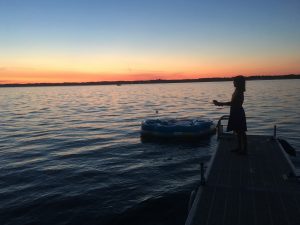 58Fishing at sunset Gwyneth Breeze-Hrycko Cayuga County