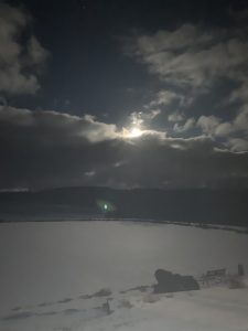 18Moon over ice pond Mike McGinnBroome County