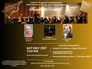 CSOMV May concert image for Utica