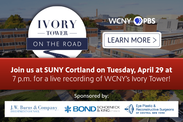 WCNY’s ‘Ivory Tower’ Takes the Show on the Road to SUNY Cortland April 29