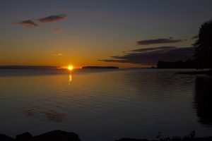 61Autumn Sunrise on Oneida Lake Jan Miner  Onondaga County