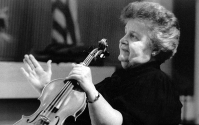 Dorothy DeLay, violinist and teacher