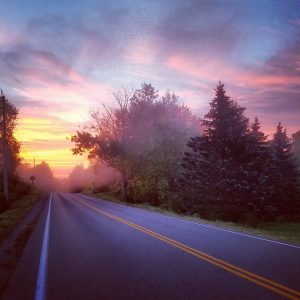 76Daybreak Commute: view from the bike Kate Stewart Madison County