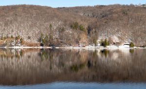 11 																																																			Winter Calm on Skaneateles LakeLeslie KrausCayuga