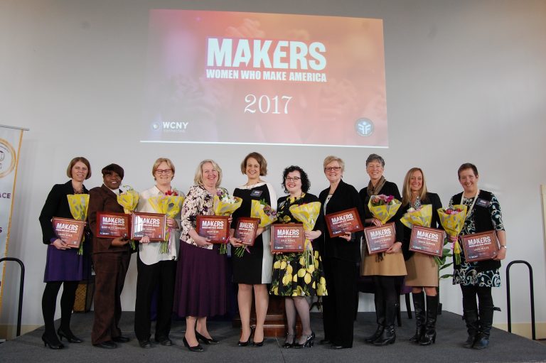 From left: Laurie Black, Mary Alice Smothers, Sue Edinger, Mary Beer, Diana Abdella, Kylie Pierce, Marsha Tait representing Ruth Colvin, Christie Waters, Karen Sammon, and Laura Miller.